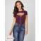 Жіночий Топ (Eagana Zip-Front Top) 57411-01 Claret