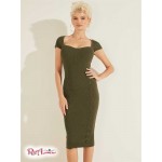 Женское Платье GUESS (Margot Ribbed Dress) 58891-01 Оливковый Morning Женское Платье GUESS (Margot Ribbed Dress) 58891-01 Оливковый Morning