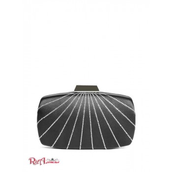 Женский Клатч (Satin Rhinestone Clutch) 43491-01 Jet Black