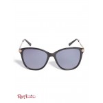 Женские Солнцезащитные Очки GUESS Factory (Glitter Oversize Square Retro Sunglasses) 63641-01 Серебро
