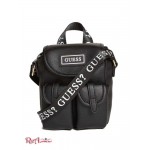 Женский Рюкзак GUESS Factory (Mini Faux-Leather Logo Backpack) 63581-01 Черный