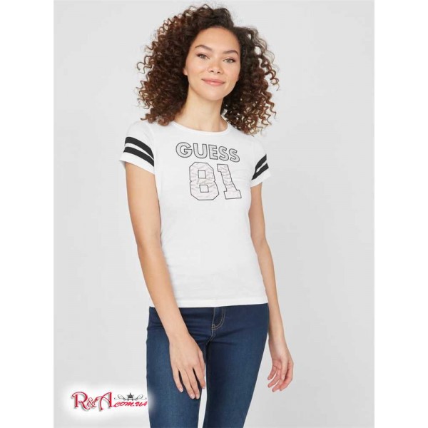 Жіноча Футболка GUESS Factory (Benson Tee) 57501-01 Pure Білий