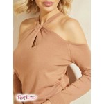 Жіночий Светр MARCIANO (Priya Cold-Shoulder Sweater Top) 64451-01 Shiitake Коричневий