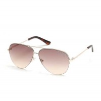 Жіночі Сонцезахисні Окуляри (Rhinestone Logo Aviator Sunglasses) 63631-01 Tortoise