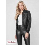 Жіночий Бомбер GUESS Factory (Randy Faux-Leather Bomber Jacket) 63361-01 Jet Black Жіночий Бомбер GUESS Factory (Randy Faux-Leather Bomber Jacket) 63361-01 Jet Black