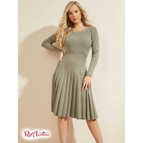 Жіночий Светр MARCIANO (Wavelength Sweater Dress) 60411-01 Мохy Зелений Жіночий Светр MARCIANO (Wavelength Sweater Dress) 60411-01 Мохy Зелений