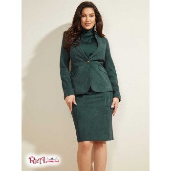 Женский Блейзер (Influential Suede Blazer) 60371-01 Chenille Green