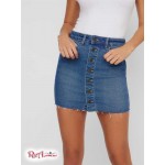 Женская Юбка GUESS Factory (Joannah Denim Mini Skirt) 63491-01 Средняя Мытье
