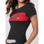 Жіноча Футболка GUESS Factory (Kinley Tee) 63421-01 Реактивний Чорний