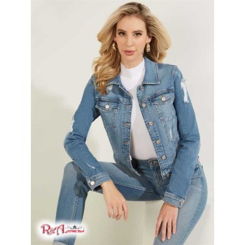 Жіноча Куртка (Destroyed Denim Trucker Jacket) 58601-01 Evan Wash