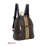 Женский Рюкзак GUESS (Vikky Logo Printed Backpack) 59221-01 Коричневый