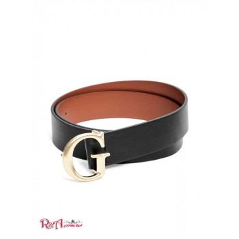 Женский Ремень (Brushed G Buckle Belt) 36081-01 Черный