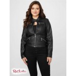 Женская Куртка GUESS Factory (Nairi Faux-Leather Jacket) 57761-01 Реактивний Черный