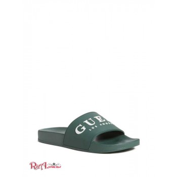 Жіночі Шльопанці (Angelea Logo Pool Slides) 56811-01 Зелений