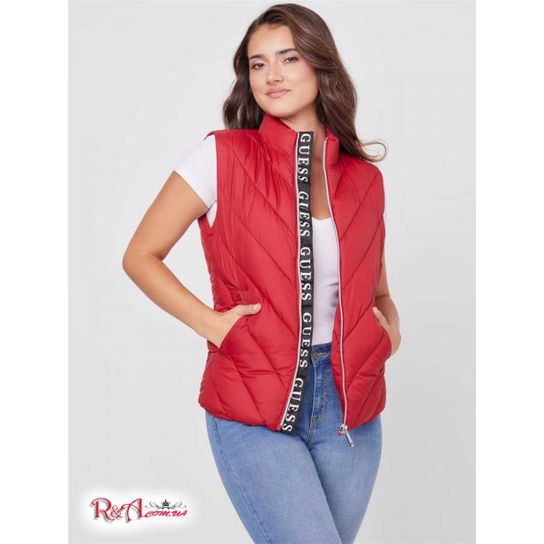 Жіночий Пуховий Жилет GUESS Factory (Ravenna Puffer Vest) 57521-01 Червоний Noir Жіночий Пуховий Жилет GUESS Factory (Ravenna Puffer Vest) 57521-01 Червоний Noir