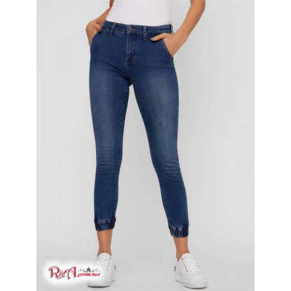 Жіночі Джоггеры GUESS Factory (Brianna Midrise Denim Joggers) 57441-01 Темний WПопелясто-Сірий