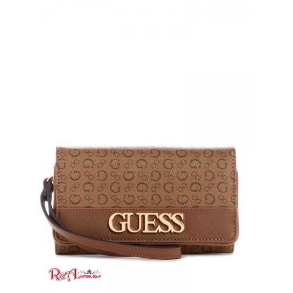 Женский Органайзер GUESS Factory (Brooker Logo Phone Organizer) 63701-01 Cocoa