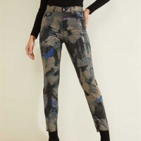Жіночі Джинси (Shiny Floral 1981 Skinny Jeans) 64311-01 Коричневий Цвітіння Друку