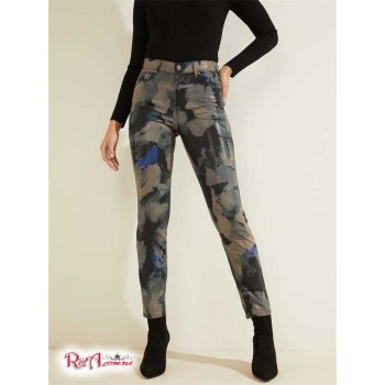 Жіночі Джинси (Shiny Floral 1981 Skinny Jeans) 64311-01 Коричневий Цвітіння Друку