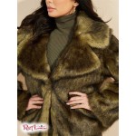 Женская Куртка MARCIANO (Gwenda Faux-Fur Jacket) 60561-01 Laer Зеленый Мульти