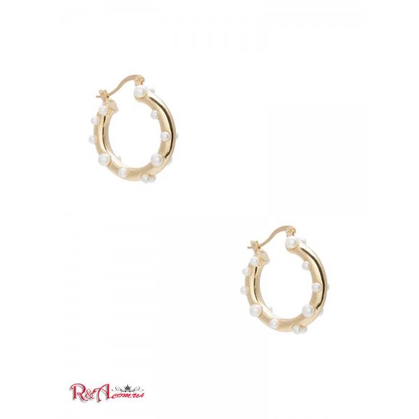 Женская Сережка MARCIANO (Mini Pearl Hoop Earring) 64641-01 Золото