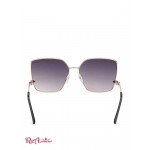 Жіночі Сонцезахисні Окуляри GUESS (Oversized Square Zigzag Sunglasses) 60111-01 05B (Чорний)