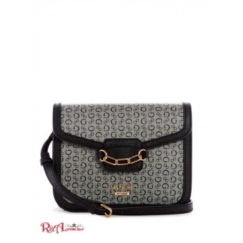 Жіноча Сумка Кроссбоди (Kaito Logo Flap Crossbody) 63721-01 Чорний