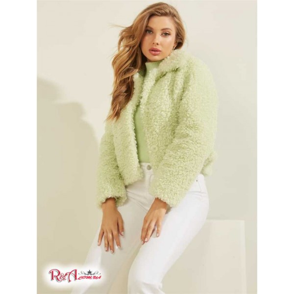 Женская Куртка GUESS (Fluffy Teddy Jacket) 64231-01 Sea Mint