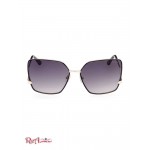 Жіночі Сонцезахисні Окуляри GUESS (Oversized Square Zigzag Sunglasses) 60111-01 05B (Чорний)