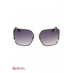 Женские Солнцезащитные Очки GUESS (Oversized Square Zigzag Sunglasses) 60111-01 05B (Черный)