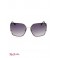 Женские Солнцезащитные Очки (Oversized Square Zigzag Sunglasses) 60111-01 05B (Черный)