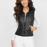 Жіночий Жилет (Lars Quilted Faux-Leather Vest) 57101-01 Реактивний Чорний Жіночий Жилет (Lars Quilted Faux-Leather Vest) 57101-01 Реактивний Чорний