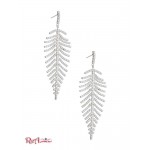 Женская Сережка MARCIANO (Cubic Zirconia Leaf Earring) 64661-01 Серебро