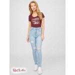 Женская Футболка GUESS Factory (Alexane Tee) 57481-01 Mystic Wine