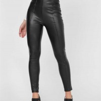 Женские Штаны (Abeni Faux-Leather Pants) 57741-01 Реактивний Черный