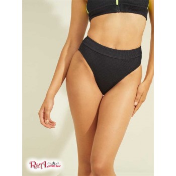 Женские Бикини (Amanda High-Waist Bikini Bottoms) 60201-01 Jet Black