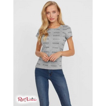 Женская Футболка (Dae Logo Heather Tee) 63481-01 Светлый Меланж Серый