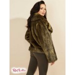 Женская Куртка MARCIANO (Gwenda Faux-Fur Jacket) 60561-01 Laer Зеленый Мульти