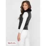 Жіночий Жилет GUESS Factory (Lars Quilted Faux-Leather Vest) 57101-01 Реактивний Чорний Жіночий Жилет GUESS Factory (Lars Quilted Faux-Leather Vest) 57101-01 Реактивний Чорний