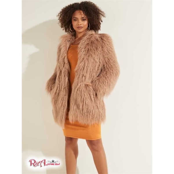 Женское Пальто GUESS (Maurizia Shaggy Faux-Fur Coat) 58841-01 Светлый Rum Женское Пальто GUESS (Maurizia Shaggy Faux-Fur Coat) 58841-01 Светлый Rum