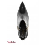 Женские Ботинки MARCIANO (Croc Leather Zipper Bootie) 60502-01 Реактивний Черный