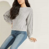 Жіночий Светр (Jodie Sweater) 64422-01 Світлий Melange Сірий Жіночий Светр (Jodie Sweater) 64422-01 Світлий Melange Сірий