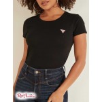 Мужская Футболка GUESS (Eco Logo Baby Tee) 58962-01 Реактивний Черный