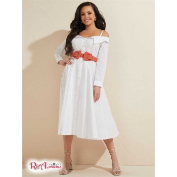 Женское Платье Рубашка (Sadira Shirt Dress) 60472-01 True Белый