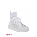 Женские Сникерсы GUESS (Manney Knit Logo High-Top Sneakers) 56112-01 Белый Мульти Fabric