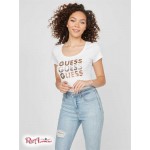 Женская Футболка GUESS Factory (Alexane Tee) 57482-01 Pure Белый