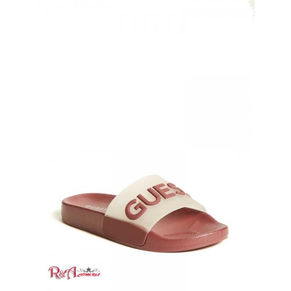 Женские Сандалии GUESS Factory (Lana Logo Slide Sandals) 56872-01 Wine