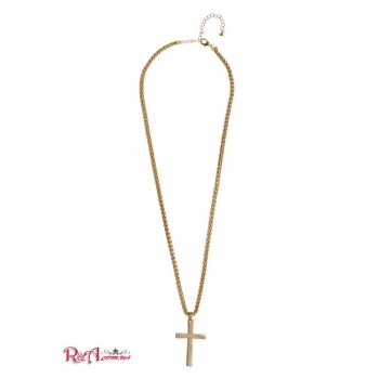 Чоловіче Намисто (Gold-Tone Cross Necklace) 64812-01 Золото