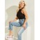 Жіночий Светр (Shea Ribbed Mock-Neck Sweater) 58972-01 Реактивний Чорний