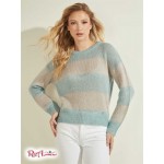 Жіночий Светр GUESS (Lorraine Stripe Alpaca-Blend Sweater) 58612-01 Wind Cloud And Синій Strip Жіночий Светр GUESS (Lorraine Stripe Alpaca-Blend Sweater) 58612-01 Wind Cloud And Синій Strip